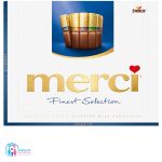 شکلات کادویی Merci چهار نوع شکلات شیری 250 گرم